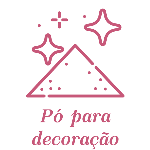 Pó para decoração